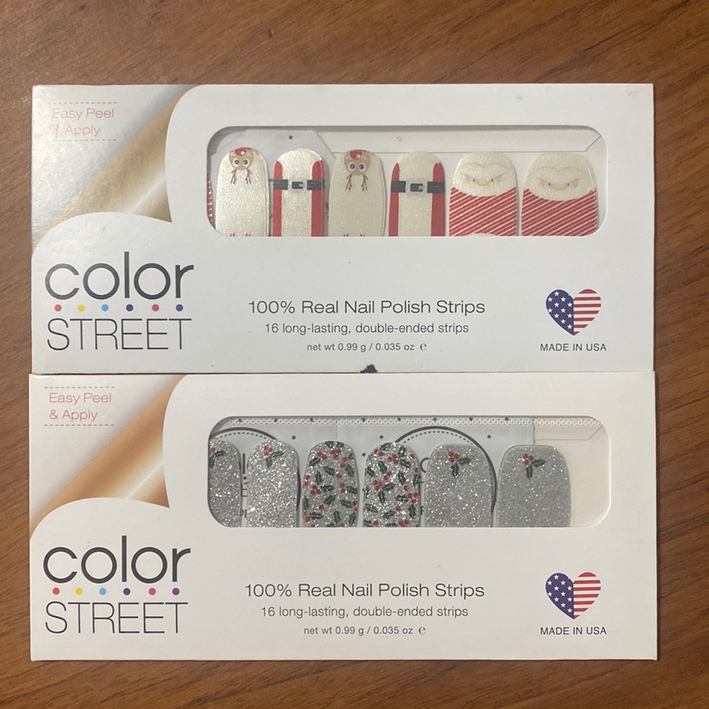 Retired color street Christmas bundle